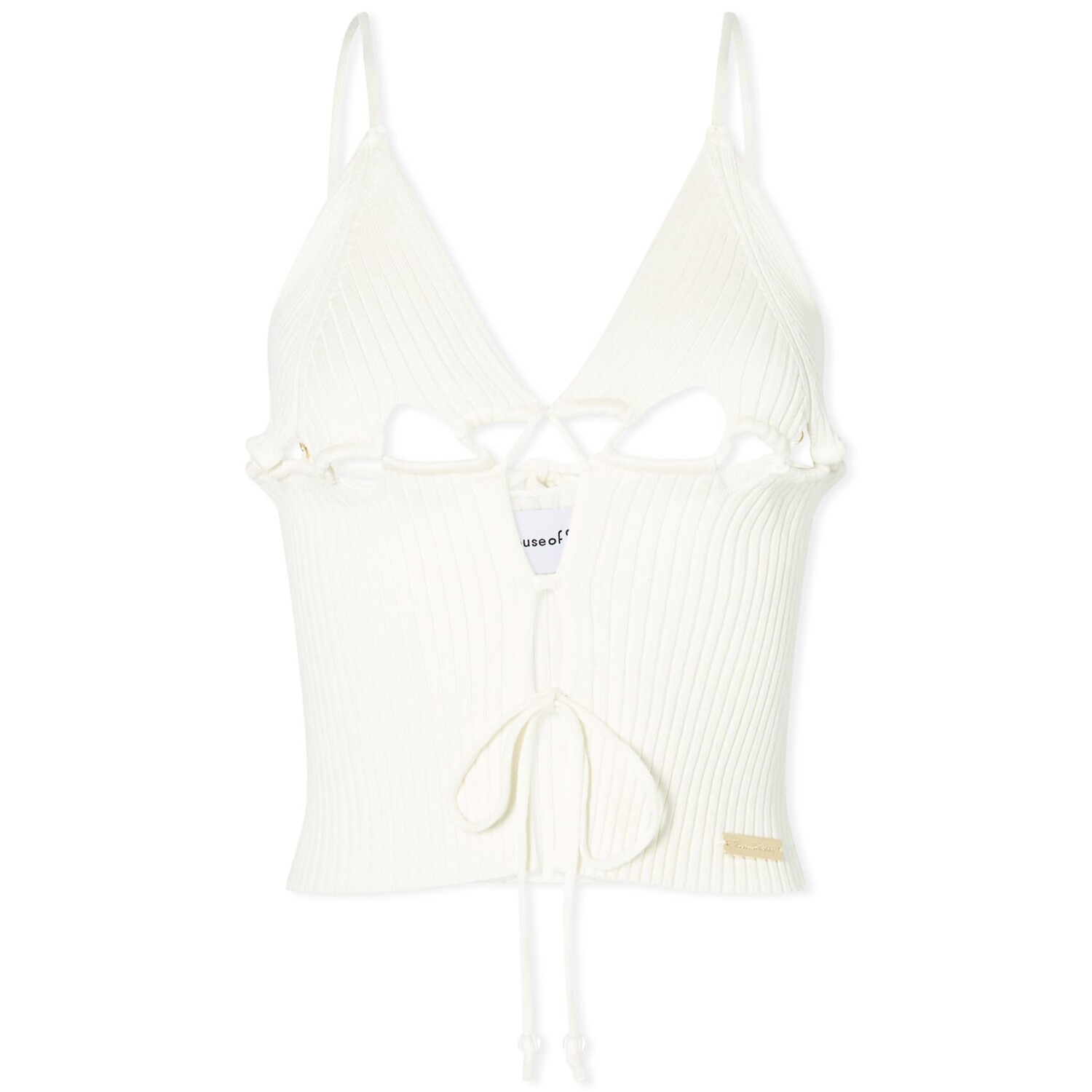 

Топ House Of Sunny Gemini Knit, кремово-белый