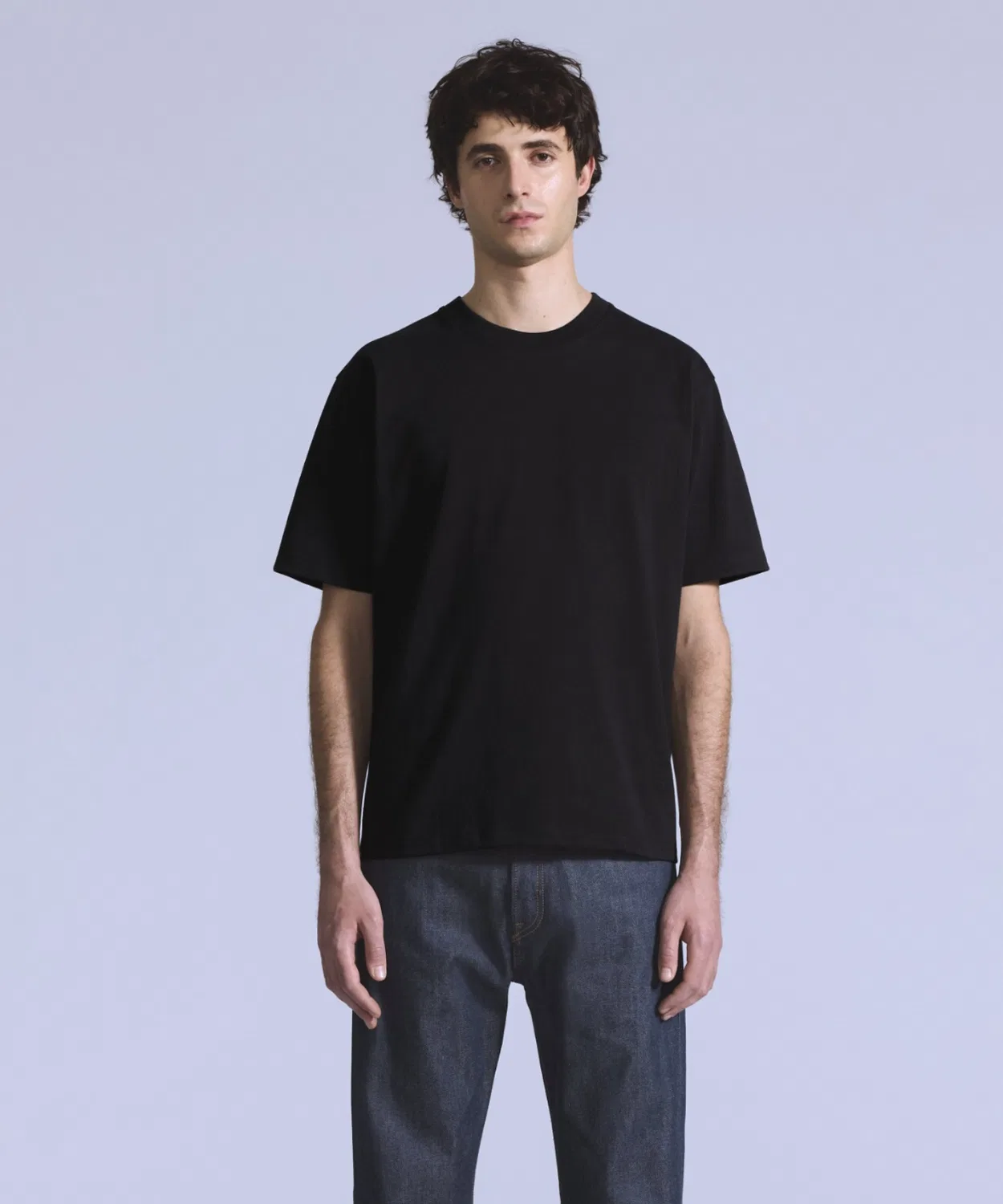 Мужская футболка свободного кроя с вышивкой Blue Tab Classic T-Shirt Levi's, Black