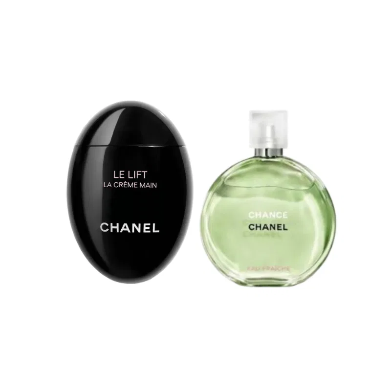 Набор: крем для рук укрепляющий и парфюмерная вода Encounter Fresh, 50 мл+50 мл, CHANEL, Black Wisdom