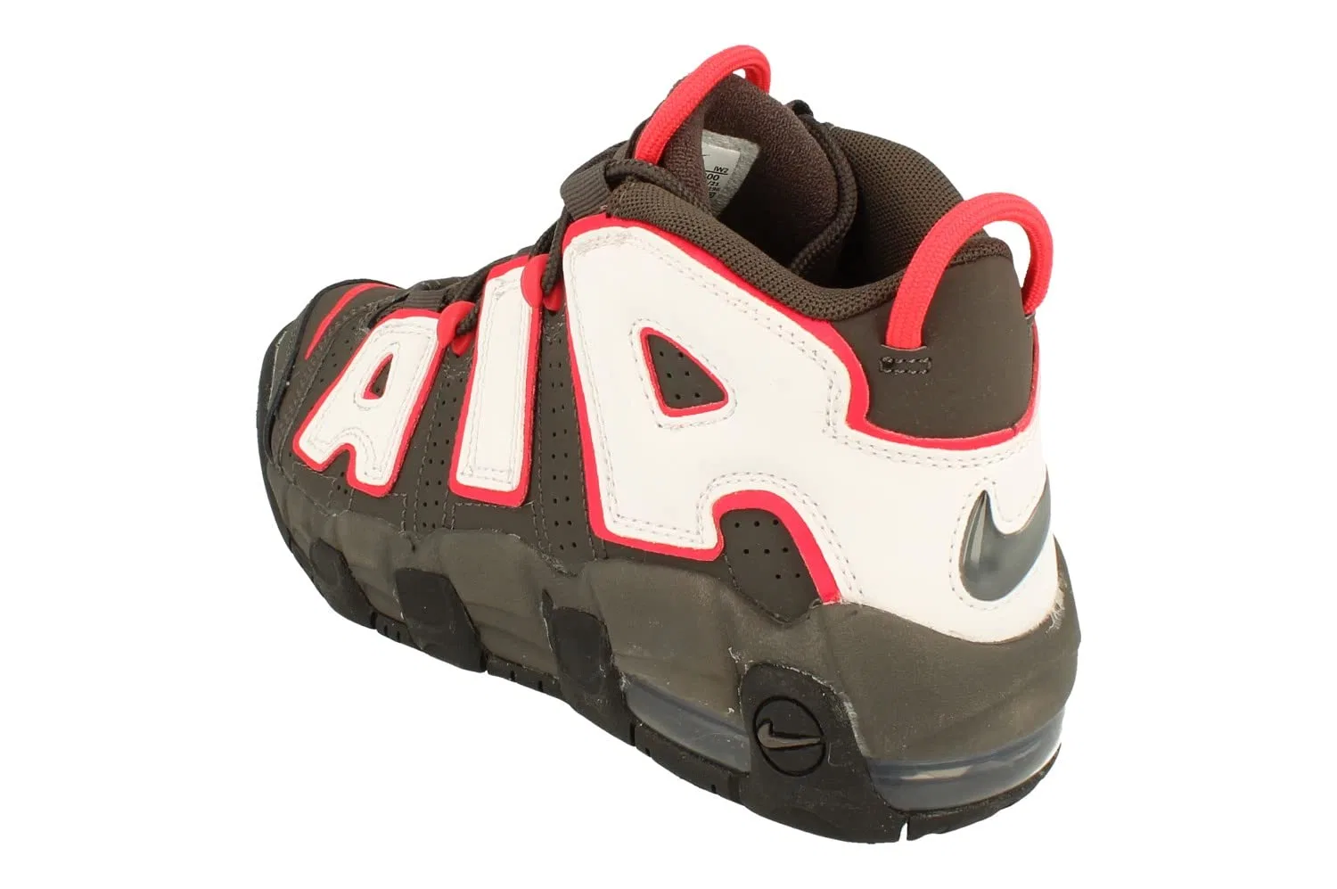 Детские кроссовки для мальчиков с амортизацией NIKE Air More Uptempo GS NIKE, Medium Ash White Black 200 — фото 2