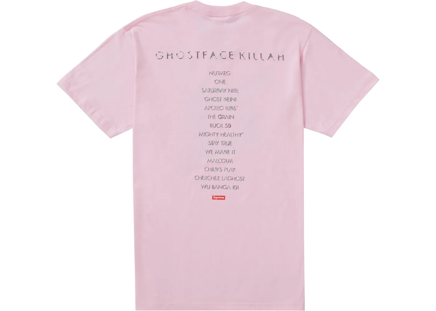Мужская футболка с принтом Supreme Supreme Clientele Tee, Light Pink — фото 2