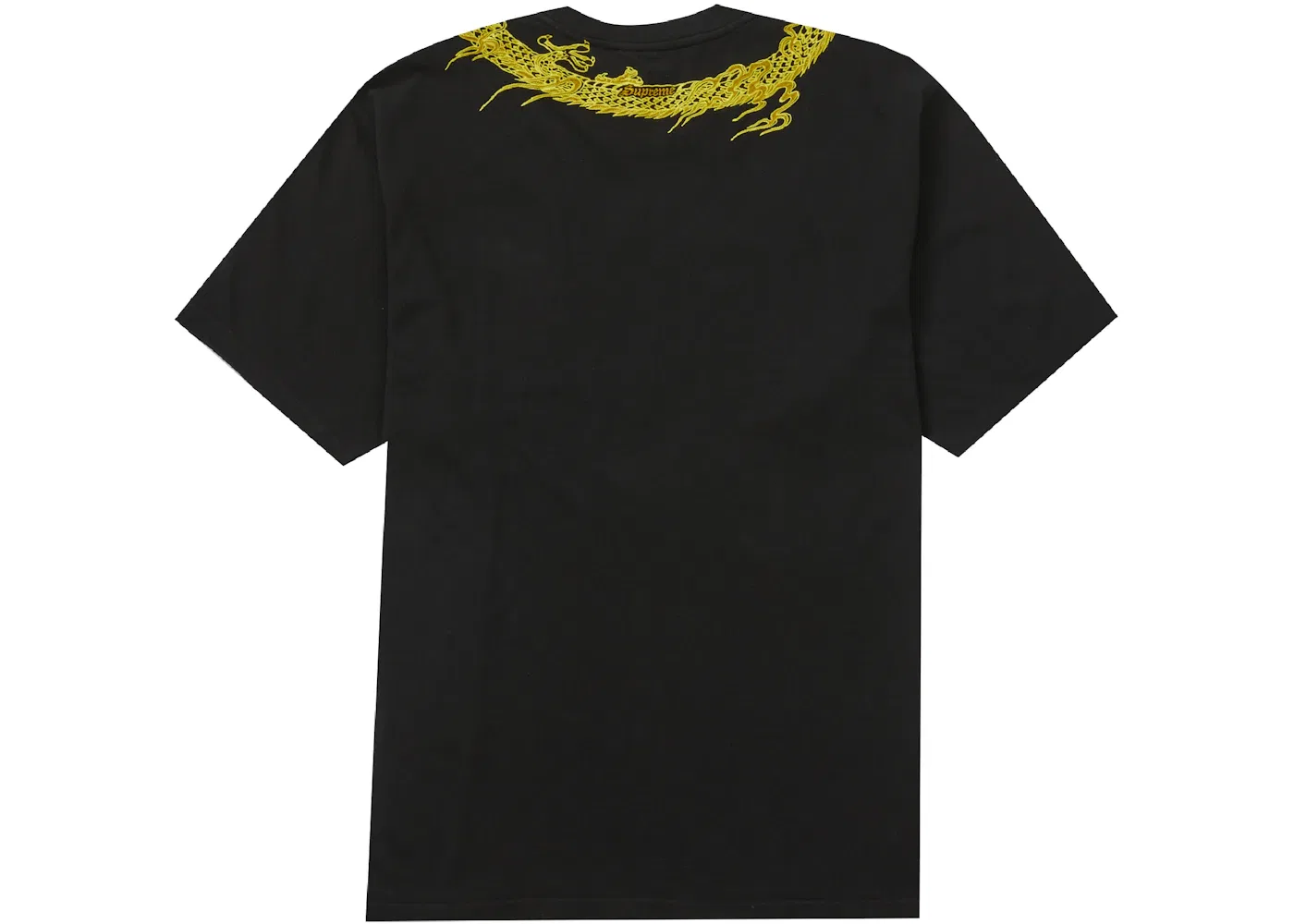 Мужской топ с принтом Supreme Dragon Wrap S/S, черный — фото 2