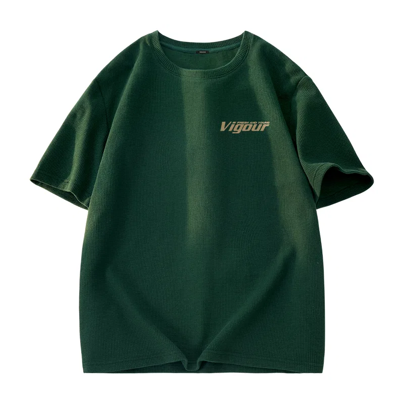 Футболка детская с логотипом MINISO, Forest Green