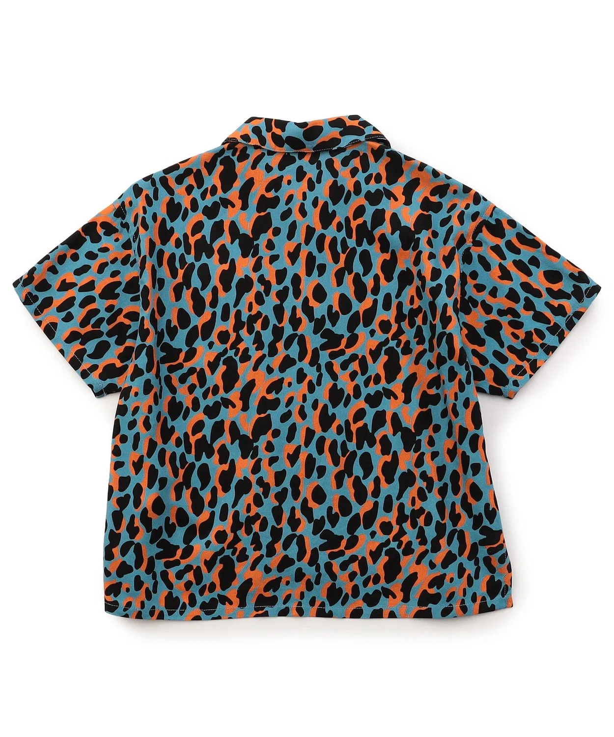 Детская рубашка с коротким рукавом с принтом Aloha F.O.KIDS, Off White — фото 3