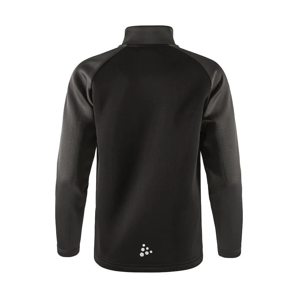 Детская тренировочная куртка Craft SQUAD 2.0 FULL ZIP JR, цвет SCHWARZ — фото 4