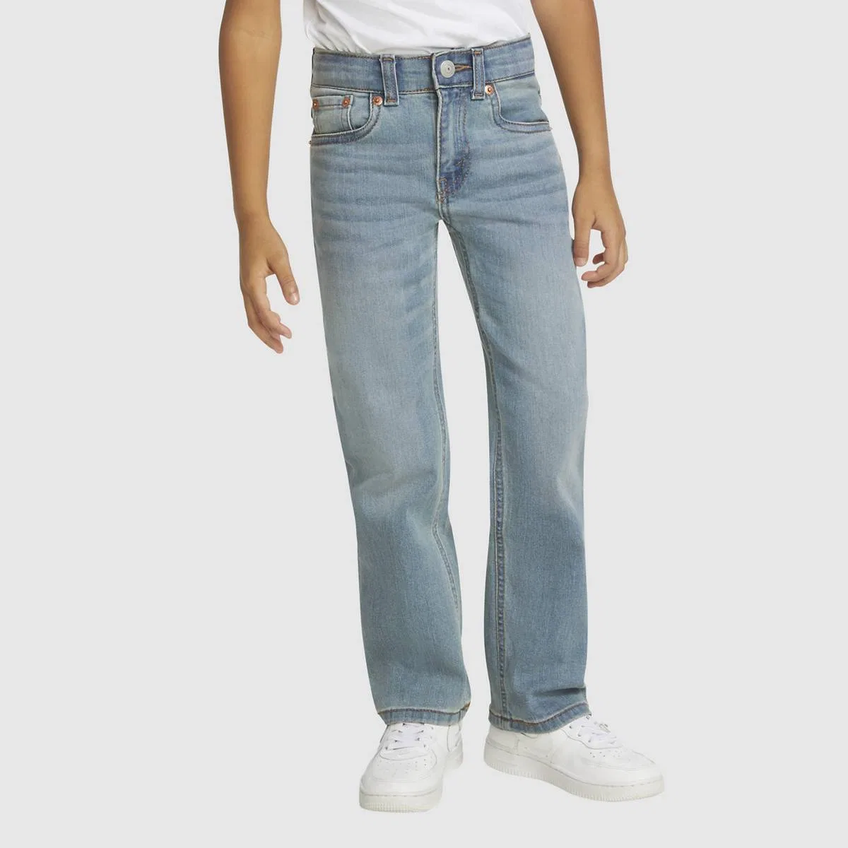 Прямые спортивные джинсы 514 для мальчиков 4-7 лет Levi's, Found - Medium Wash