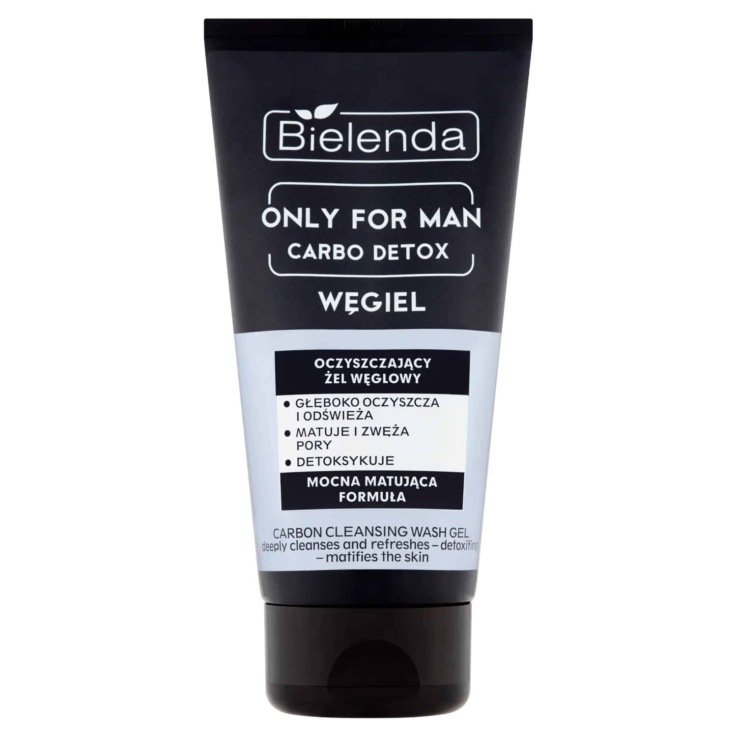 

Bielenda Only for Man Carbo Detox очищающий угольный гель для лица для мужчин, 150 г