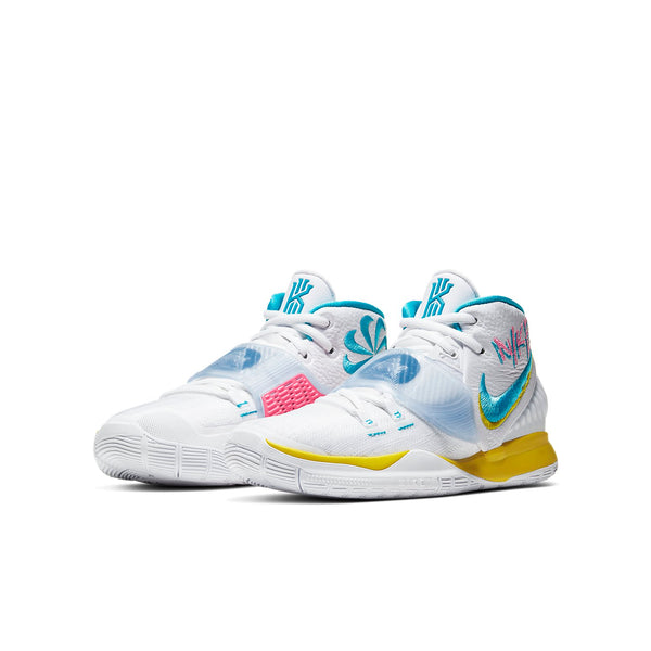 Кроссовки kyrie 6 'neon graffiti' Nike, белый — фото 3