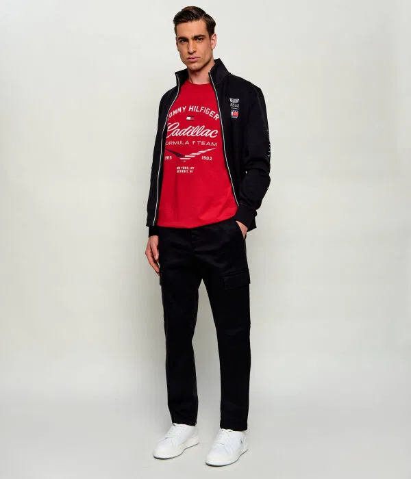 Мужская футболка Tommy Hilfiger X Cadillac Formula 1 Team Regular Fit, красный — фото 2