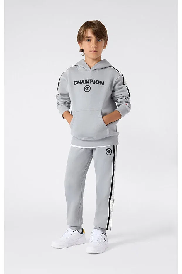 Детские свитшот для девочек с капюшоном Urban sport hooded sweatshirt Champion, Gri-32 — фото 2