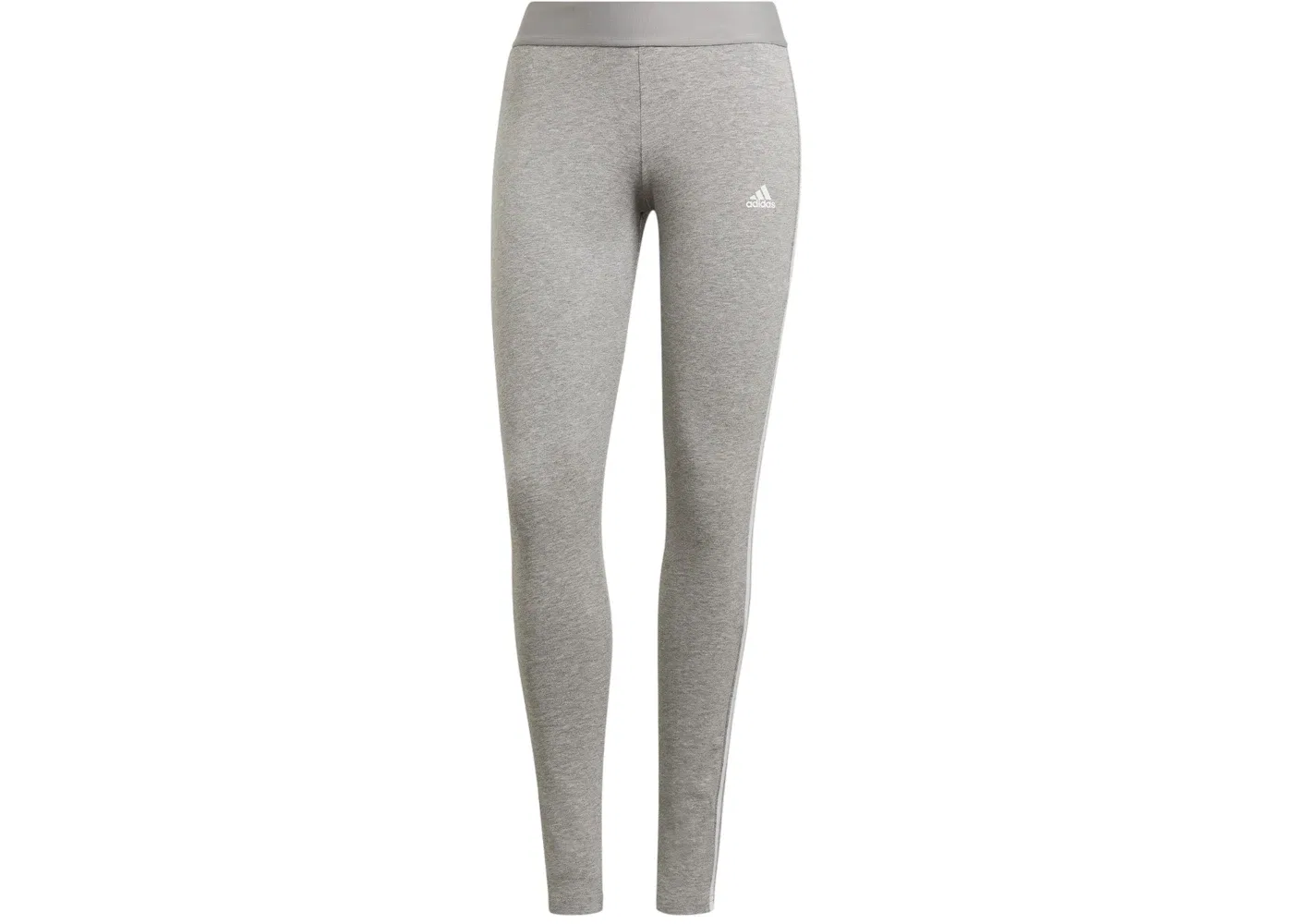 Женские леггинсы с принтом Adidas Leggings, Medium Grey Heather/White