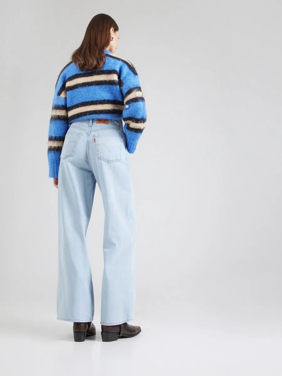 Джинсы LEVI'S Wide leg Jeans 'Cinch Baggy Jeans' светло-голубого цвета — фото 4