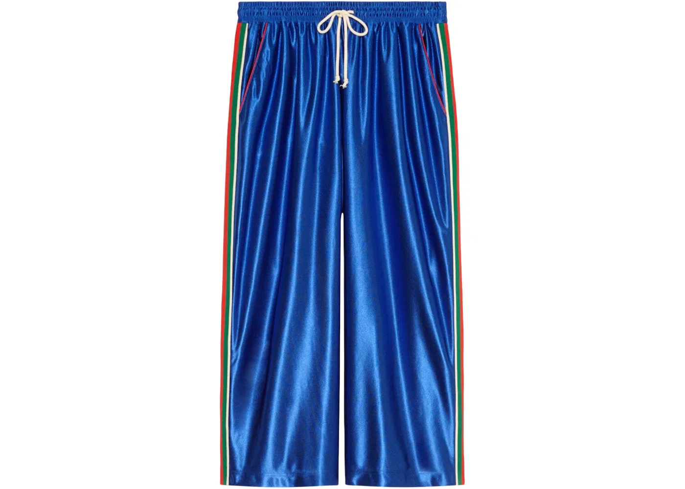 Мужские брюки с принтом Pant With Web Gucci, Royal Blue
