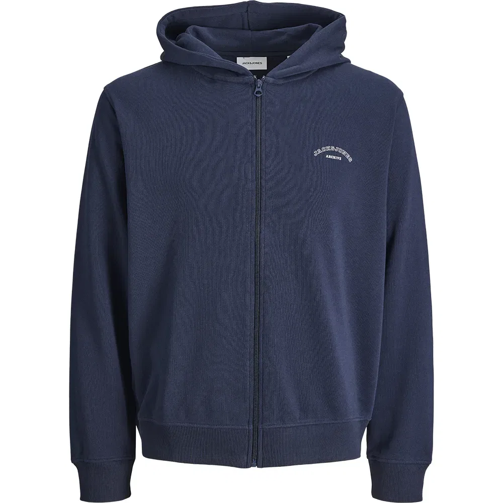 Толстовка на молнии College Logo Jack & Jones, синий