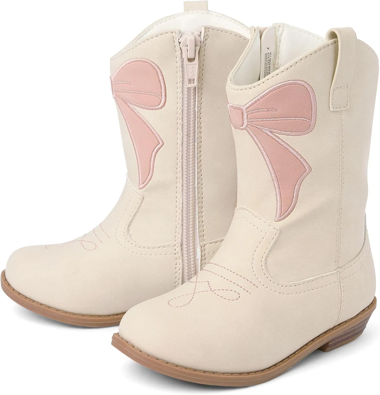 Детские сапоги для девочек Western Cowgirl Boot The Children's Place, Beige — фото 3