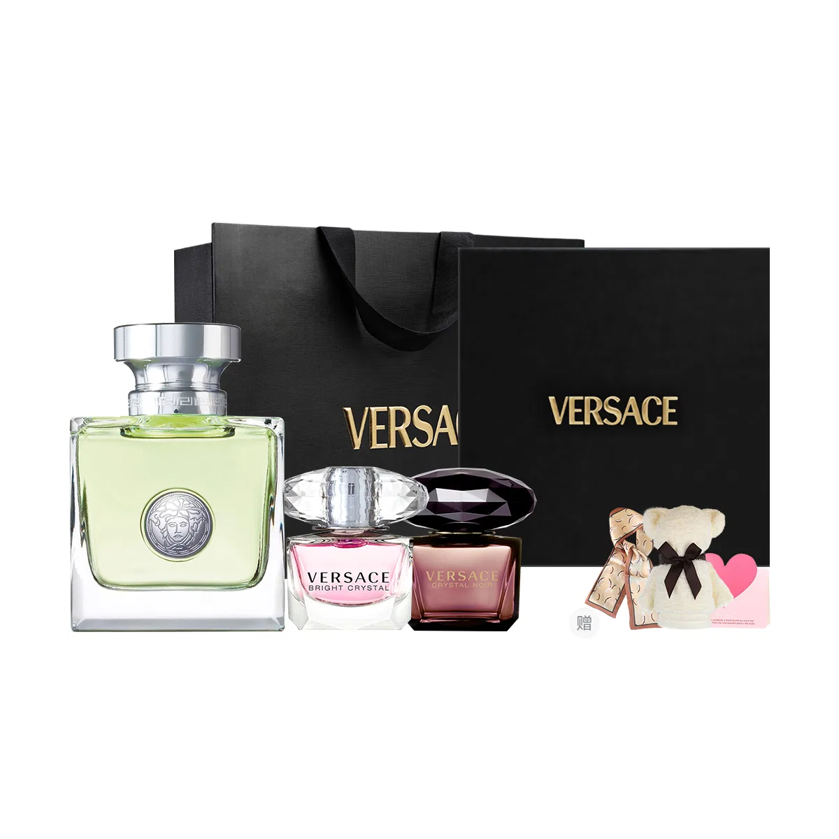 Женский набор парфюмерной воды VERSACE Heartbeat, 50 мл, Starry Night/Pink Diamond/Sunset Dream/Dylan, VERSACE