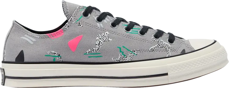 

Кроссовки Converse Chuck 70 Low Archive Skate Print - Dolphin, серый