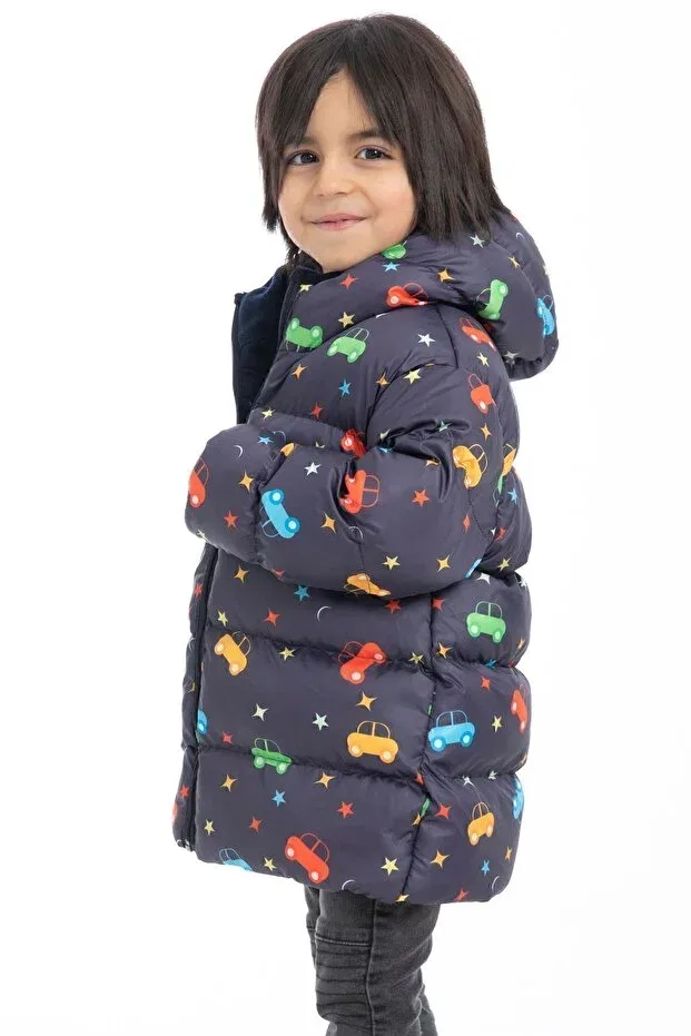 Детская куртка с капюшоном Freemen, Navy Blue