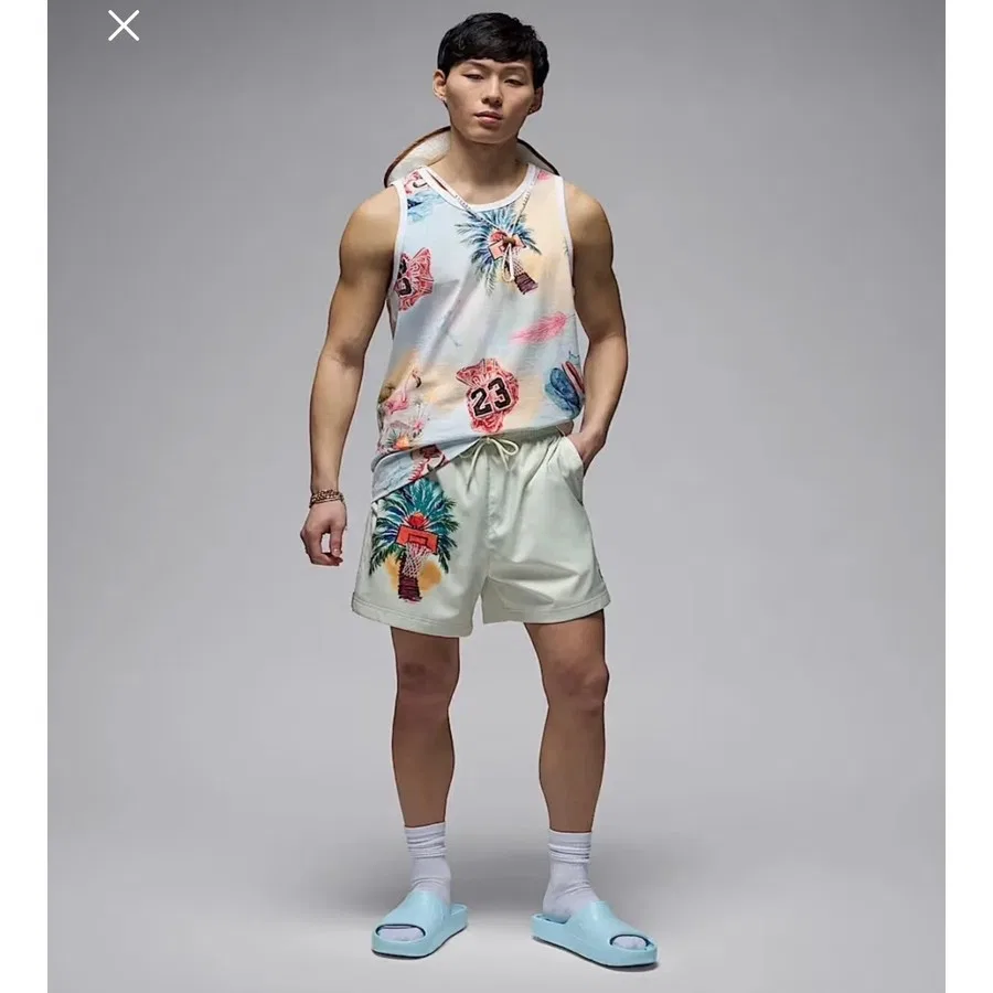 Спортивная футболка с коротким рукавом Jordan Flight Essentials Flamingo Jersey Nike, Белый — фото 4