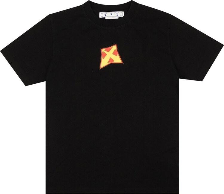 

Футболка Off-White Thunder Slim Short-Sleeve Tee 'Black/Yellow', черный
