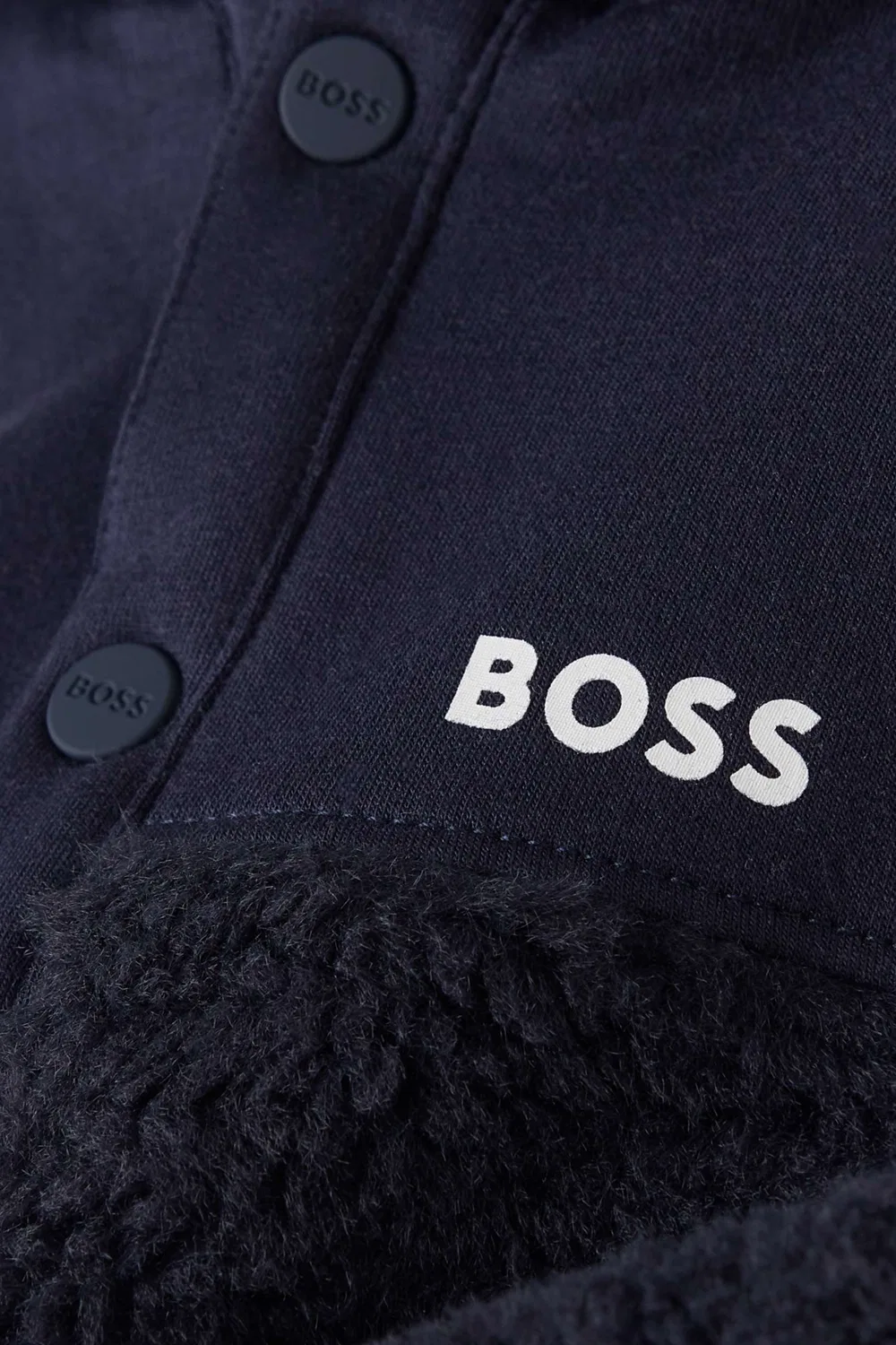 Комплект худи и штанов из флиса с логотипом BOSS Kidswear — фото 4