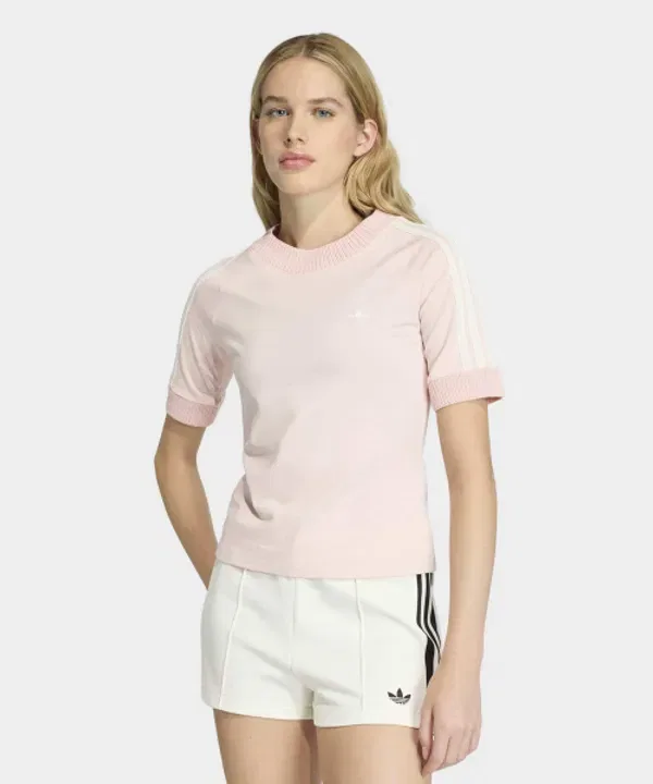 Футболка с вязаными деталями крючком, Кали, Adidas, песочный розовый