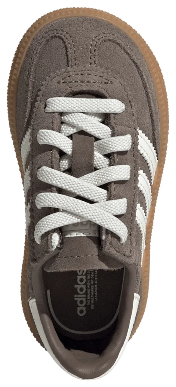 Кроссовки для девочек Handball Spezial Adidas, цвет Earth Strata/Off White/Gum — фото 4