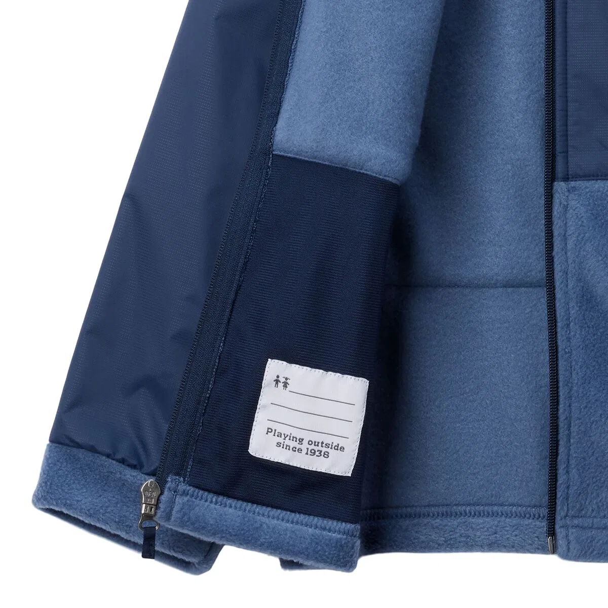 Детская куртка из флиса с защитной накладкой Steens Mt II Overlay Columbia, Dark Mountain Collegiate Navy — фото 2