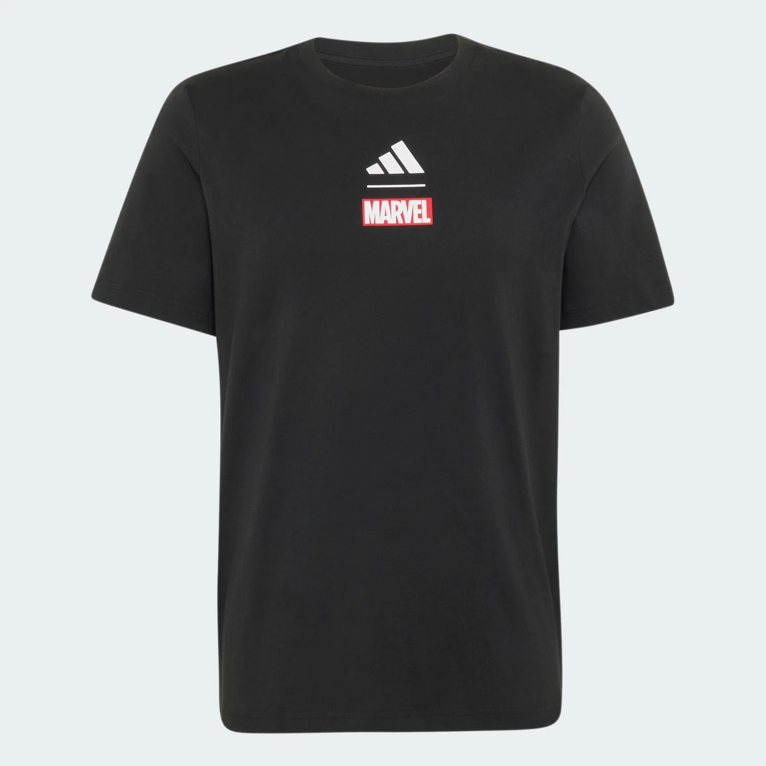 Мужская футболка с принтом MARVEL SPIDER-MAN Adidas, Черный — фото 2
