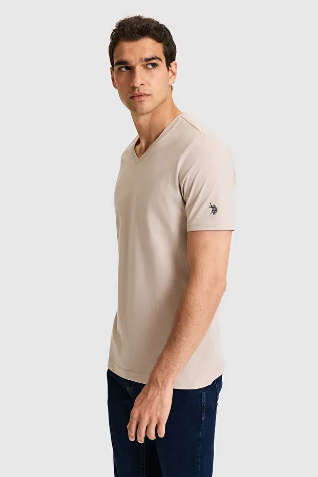 Мужская футболка с V-образным вырезом U.S. Polo Assn., Tas — фото 3