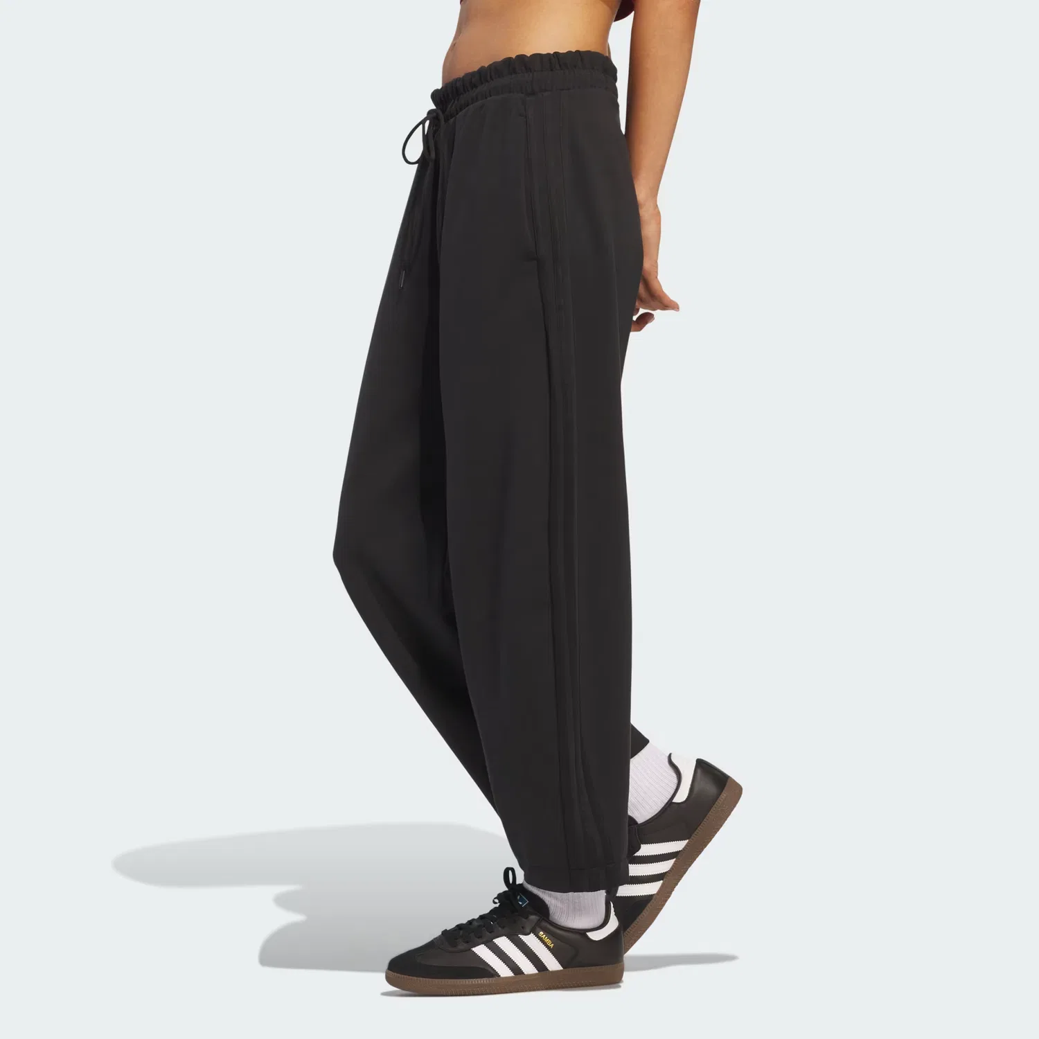 Женские брюки свободного кроя Barrel Leg Pants Adidas Originals, черный