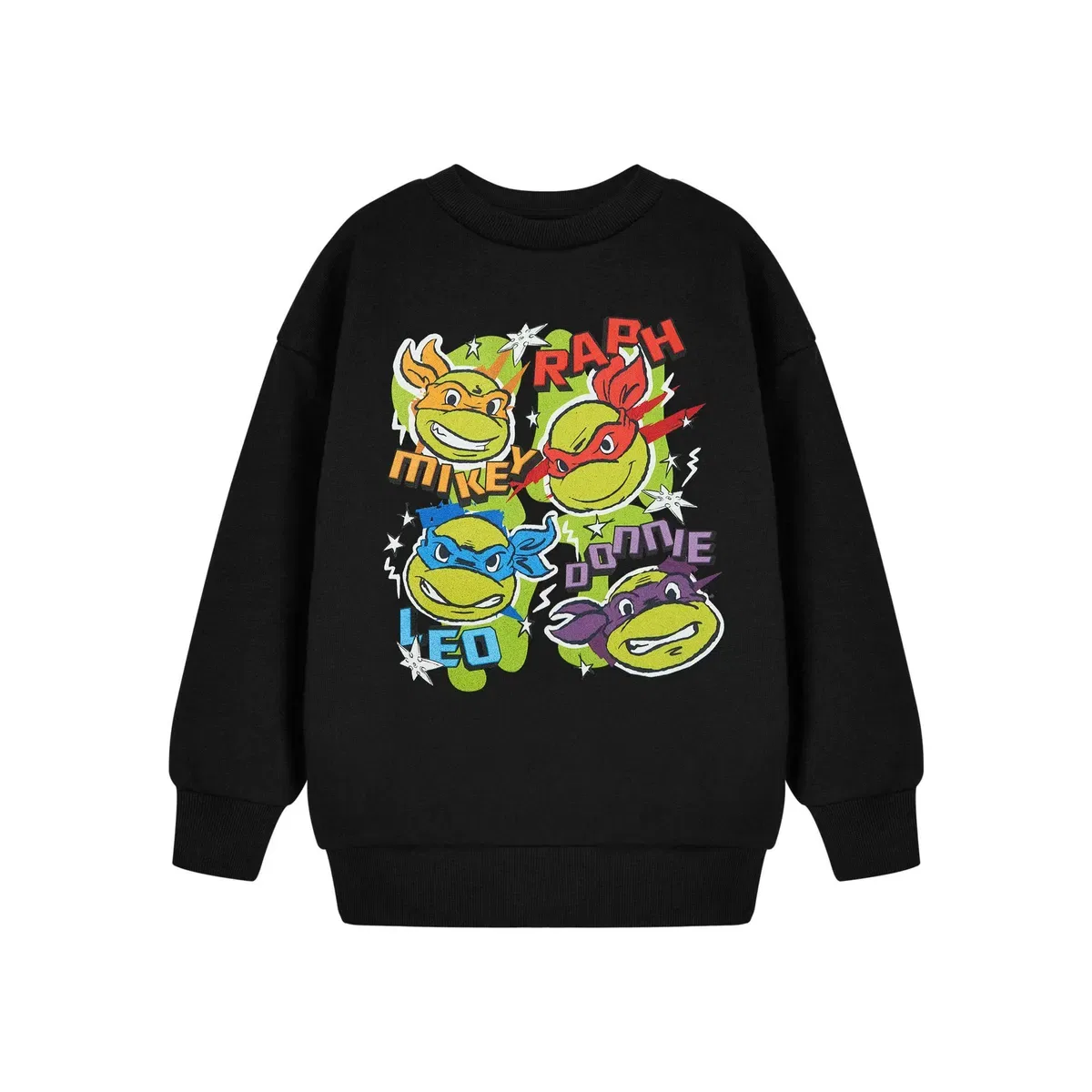 Детская толстовка с принтом Ninja Teenage Mutant Ninja Turtles, Black
