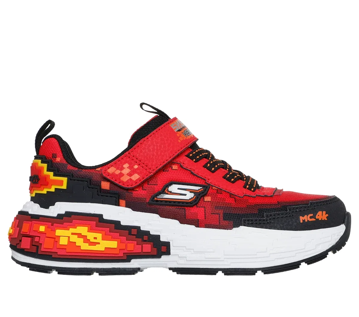 Детские кроссовки Mega-Craft 4K Skechers, красный/черный