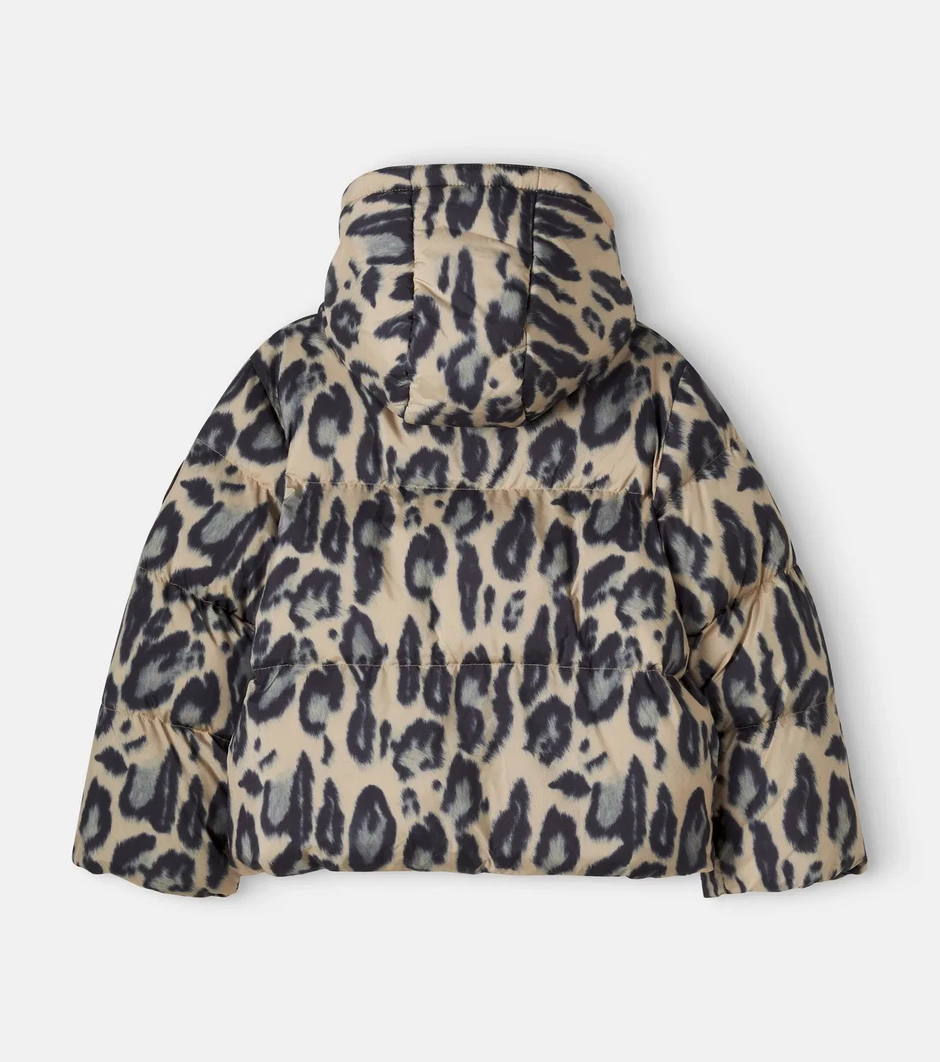 Легкая куртка с леопардовым принтом Stella Mccartney Kids, коричневый — фото 4