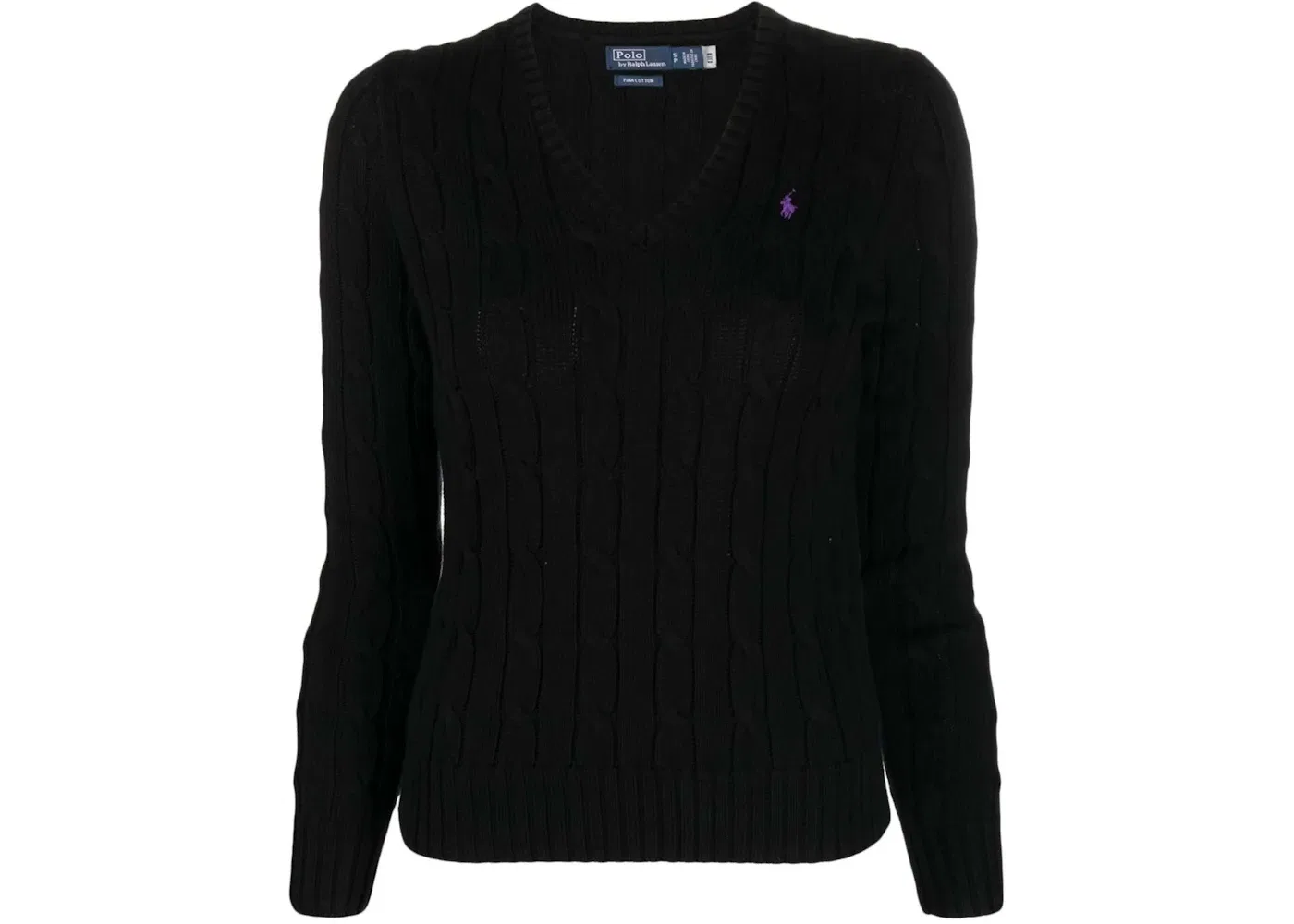 Женский пуловер с длинным рукавом Polo Ralph Lauren, Black