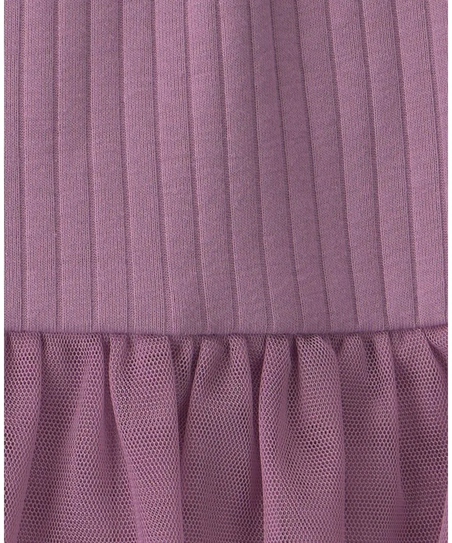 Комплект из боди с длинным рукавом и брюк Carter's, Purple — фото 3