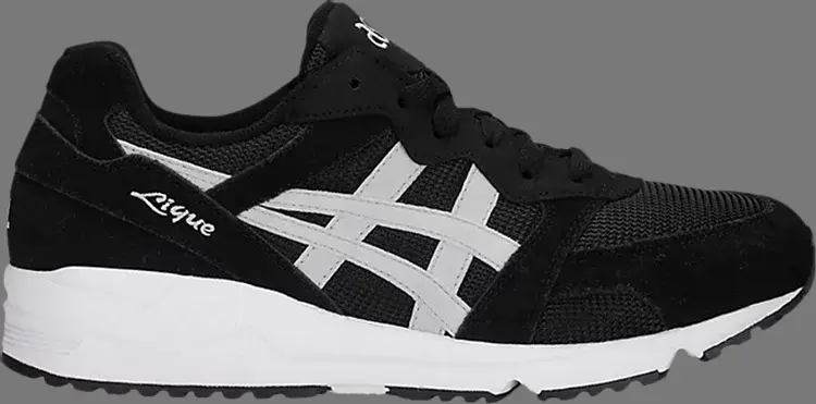 

Кроссовки gel lique 'black glacier grey' Asics, черный