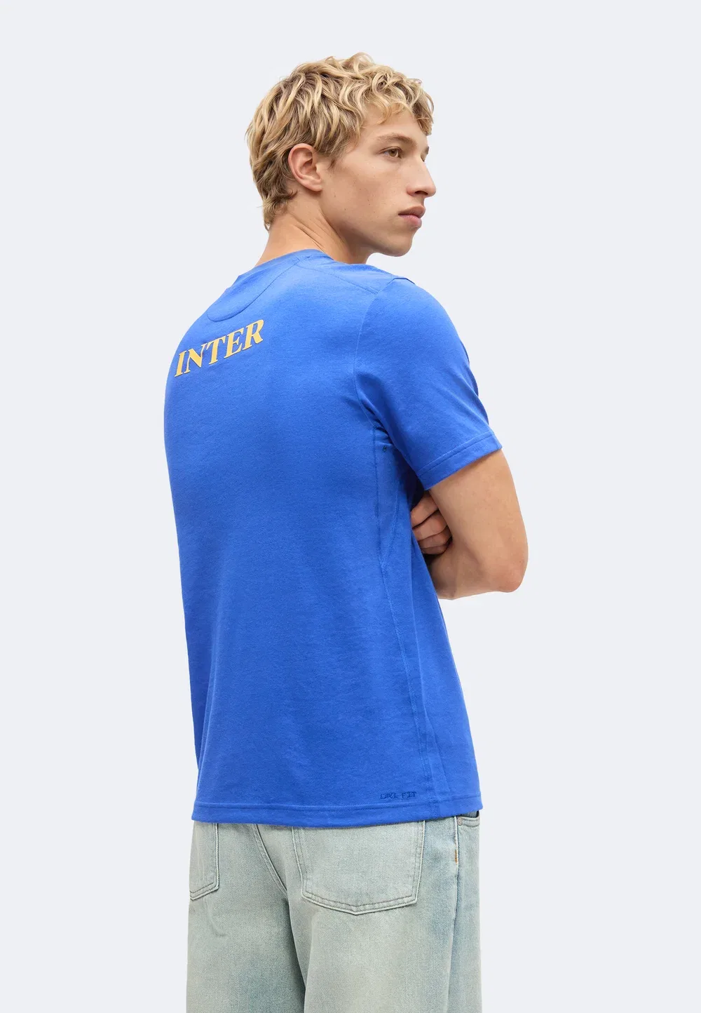 Основная спортивная футболка «Интер Милан» Nike Performance, Game Royal/University Gold-Coloured — фото 4