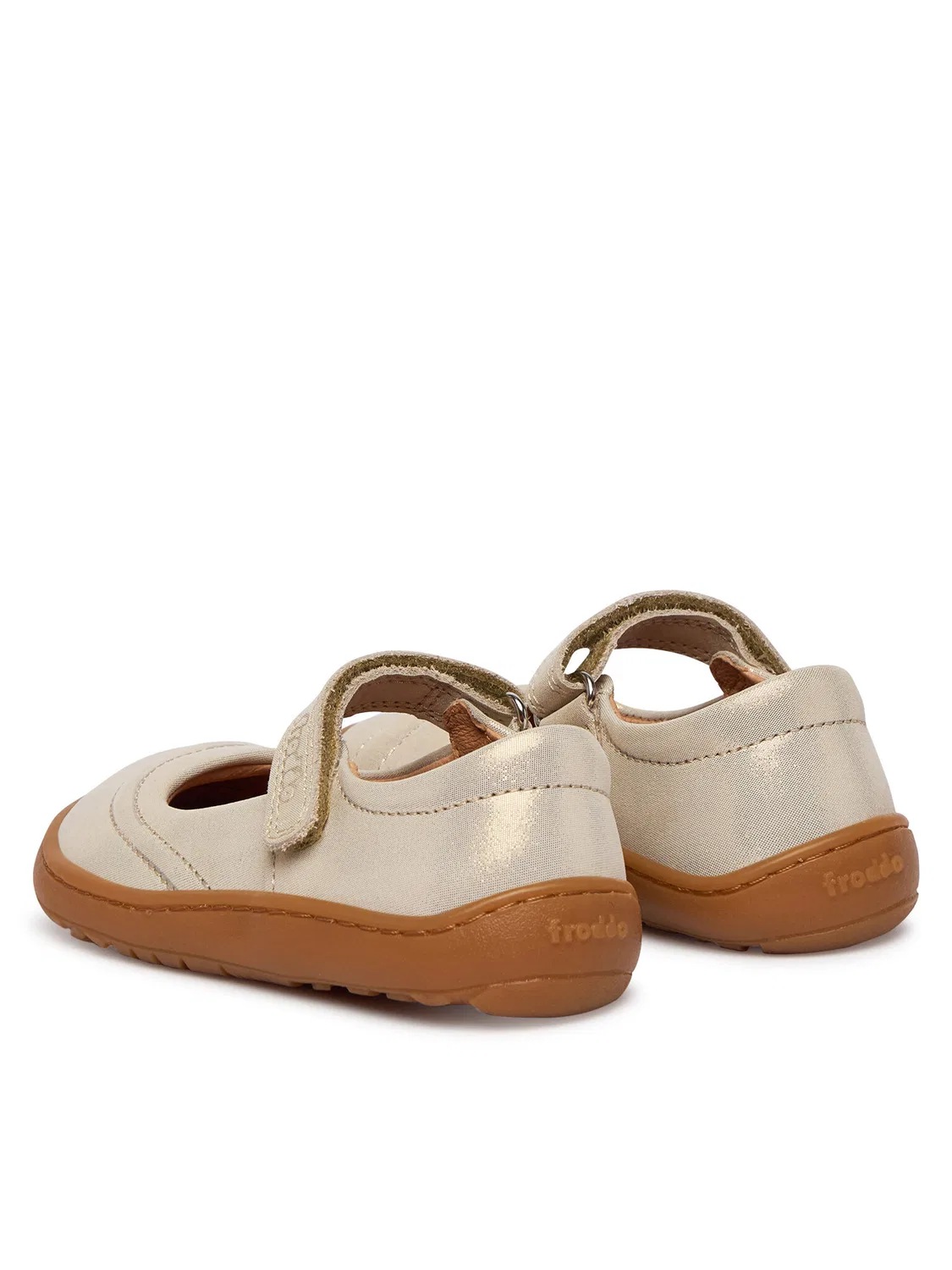 Балетки для девочки Barefoot Mary Froddo, золотистый — фото 3