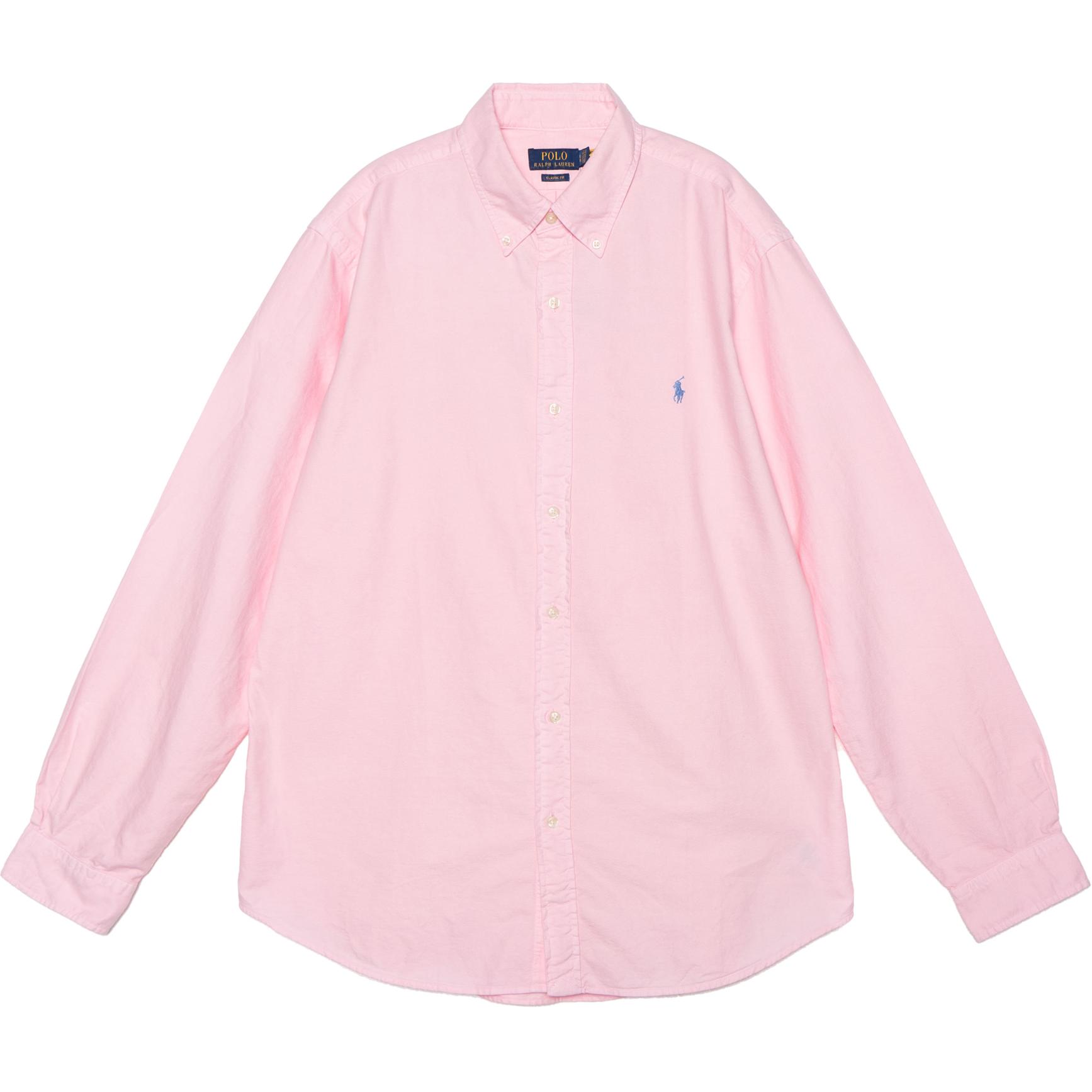 

Polo Ralph Lauren Рубашка мужская SS22 розовая