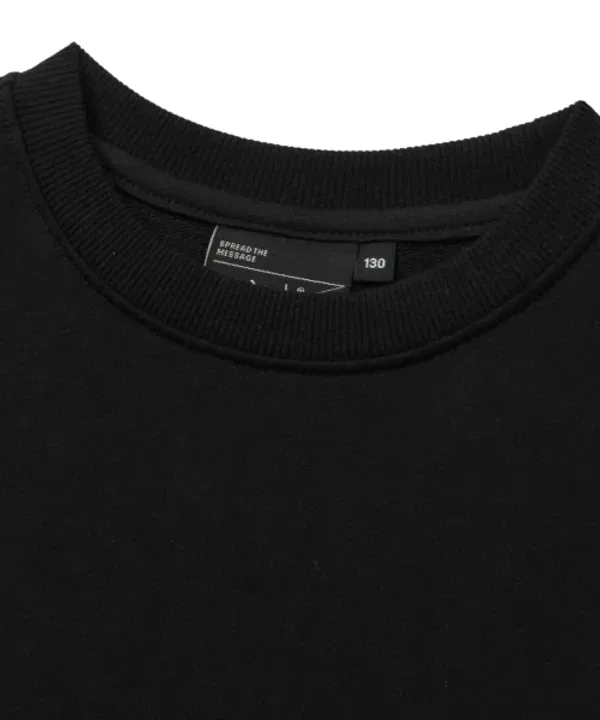 Футболка с коротким рукавом Kids tag cotton mtm tee, Brownbreath Kids, черный — фото 4