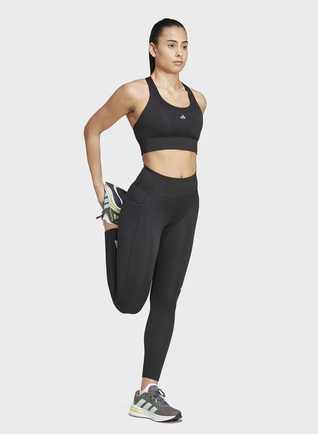 Леггинсы для бега 7/8 Own The Run Adidas, черный — фото 3