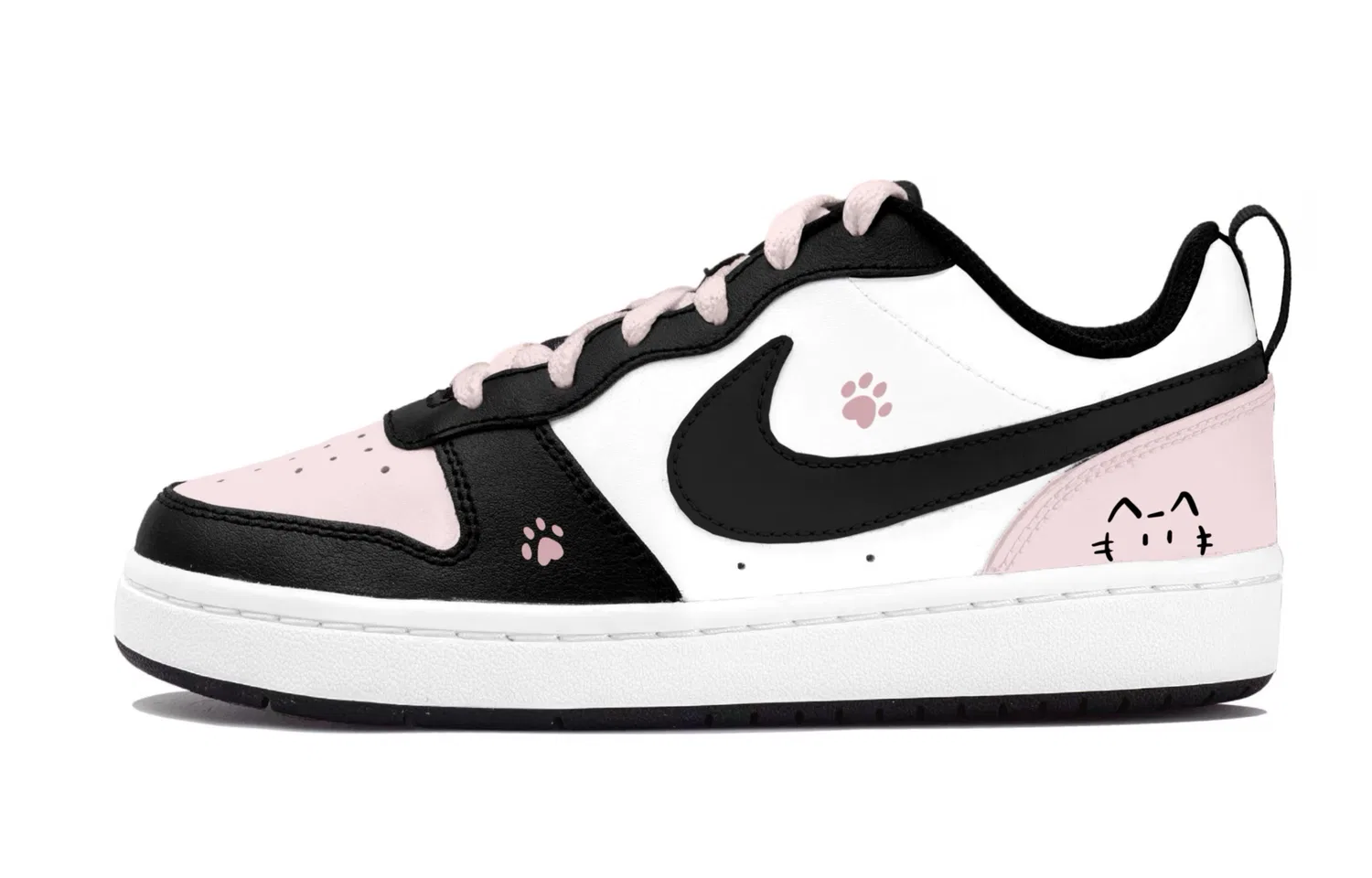 Детские скейтборд-кроссовки Nike Court Borough 2, Black Pink