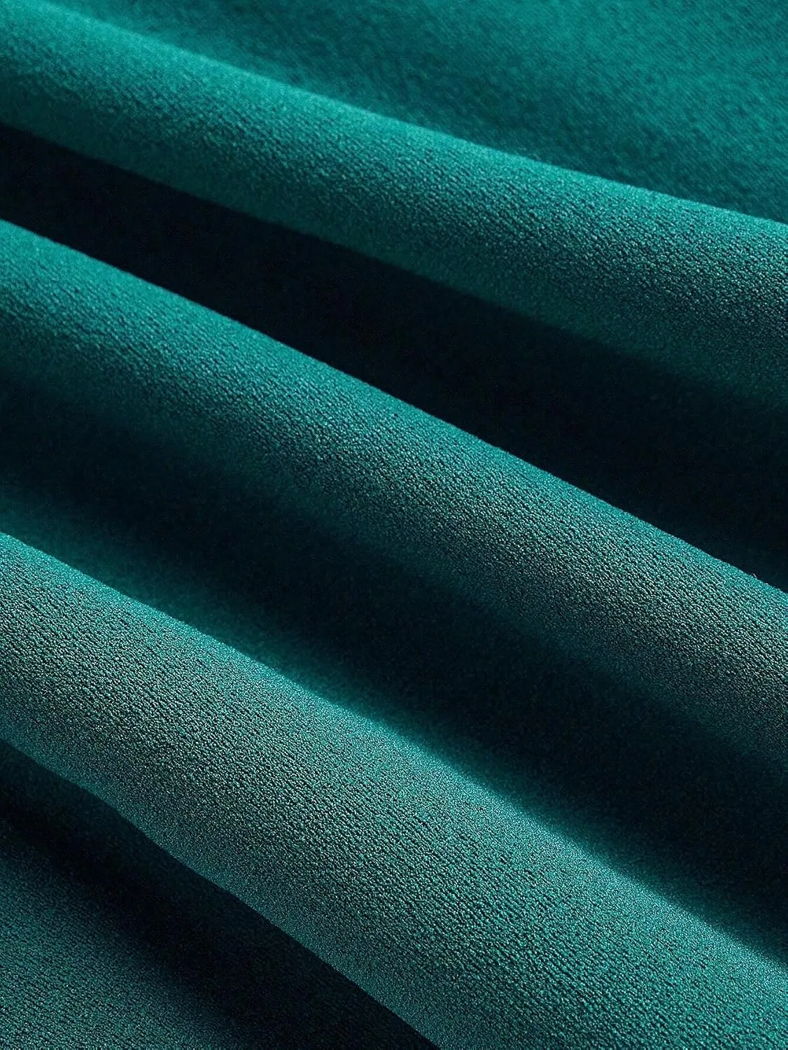 Женское повседневное ками-платье с рюшами, Dark Green — фото 4