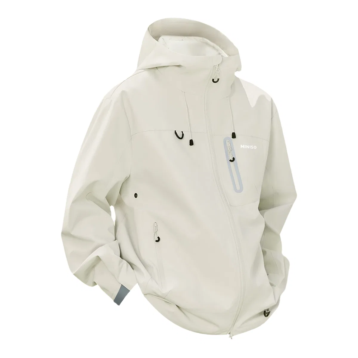 Детская куртка-пилот с капюшоном MINISO, Ecru (Y Flying Swallow Chest Logo)