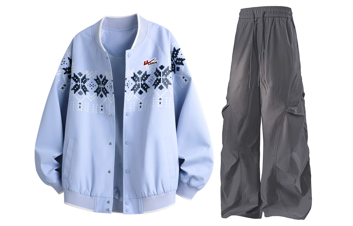 Детский спортивный комплект с принтом Unisex Casual Sportswear WARRIOR