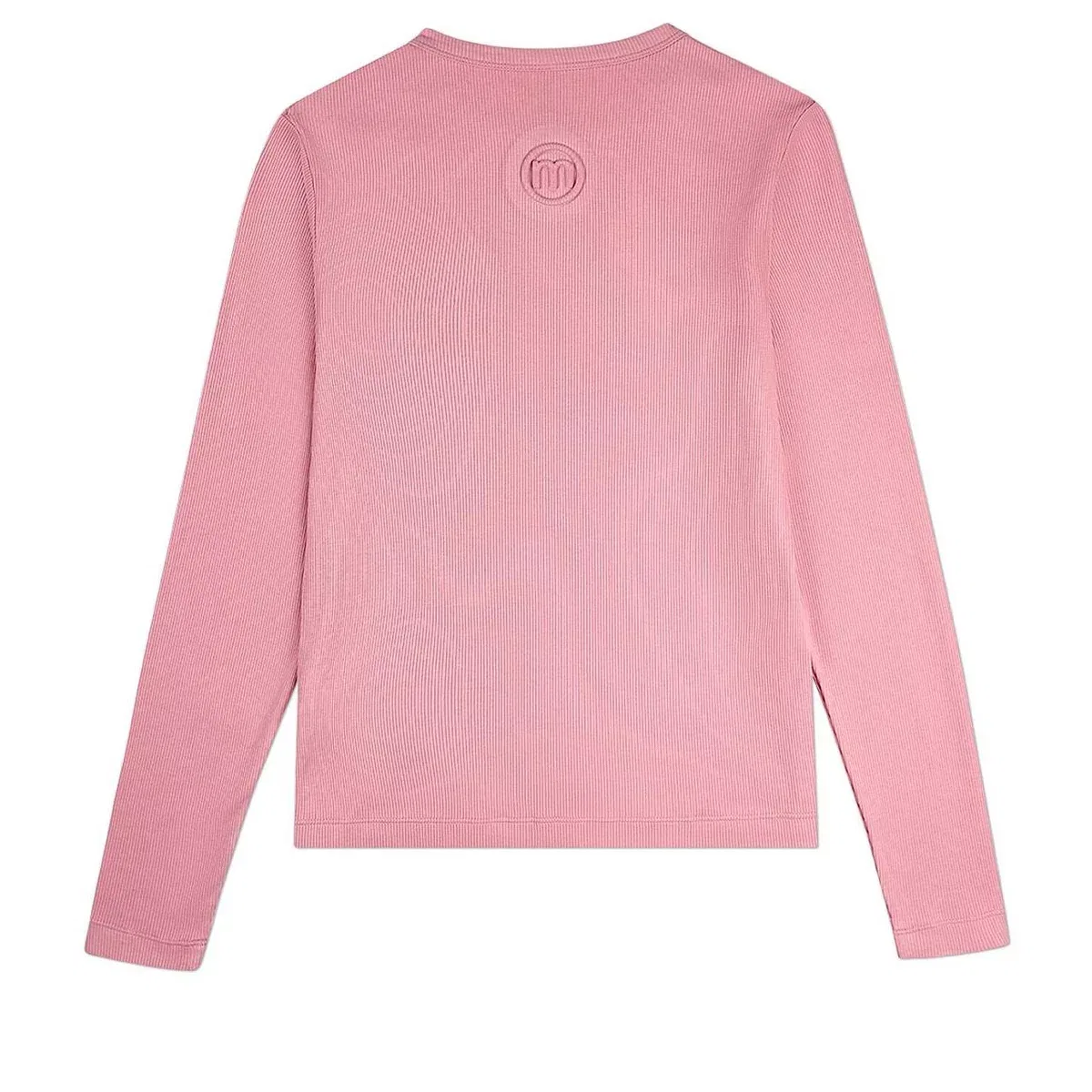 Детское платье-футболка с длинным рукавом с аппликацией C-Patch Memoi, Blush — фото 4