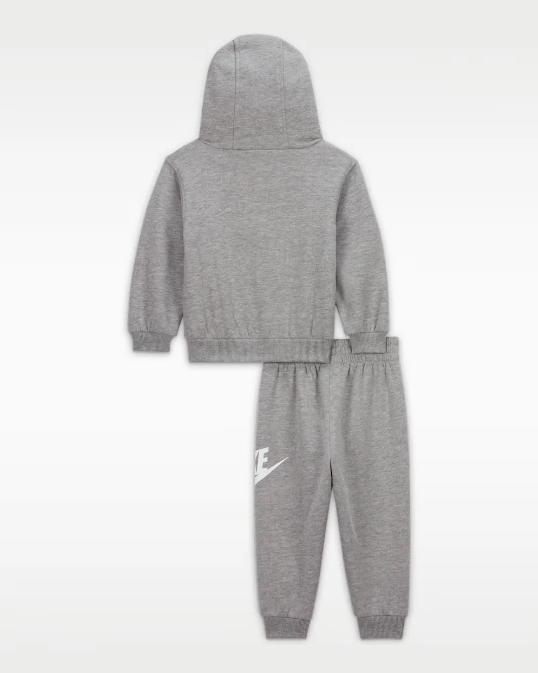 Детский флисовый комплект из 2 предметов (12-24 месяца) Nike, Dark Grey Heather — фото 2