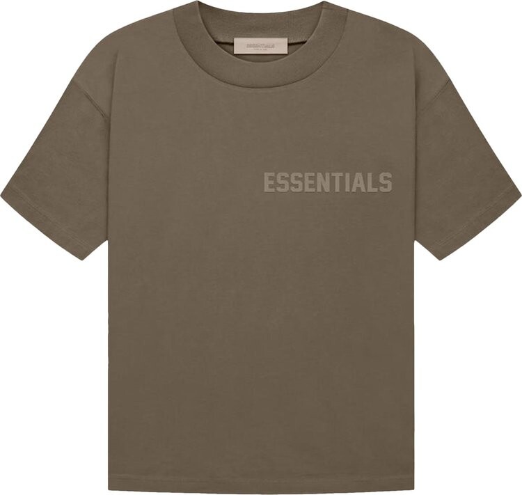 

Футболка Fear of God Essentials Short-Sleeve T-Shirt 'Wood', коричневый