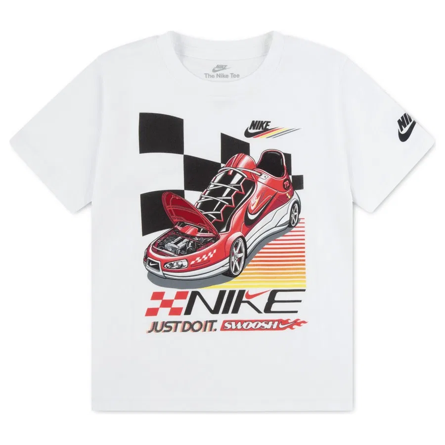 Детская футболка с коротким рукавом Nike Victory Lap SS Jersey, Белый